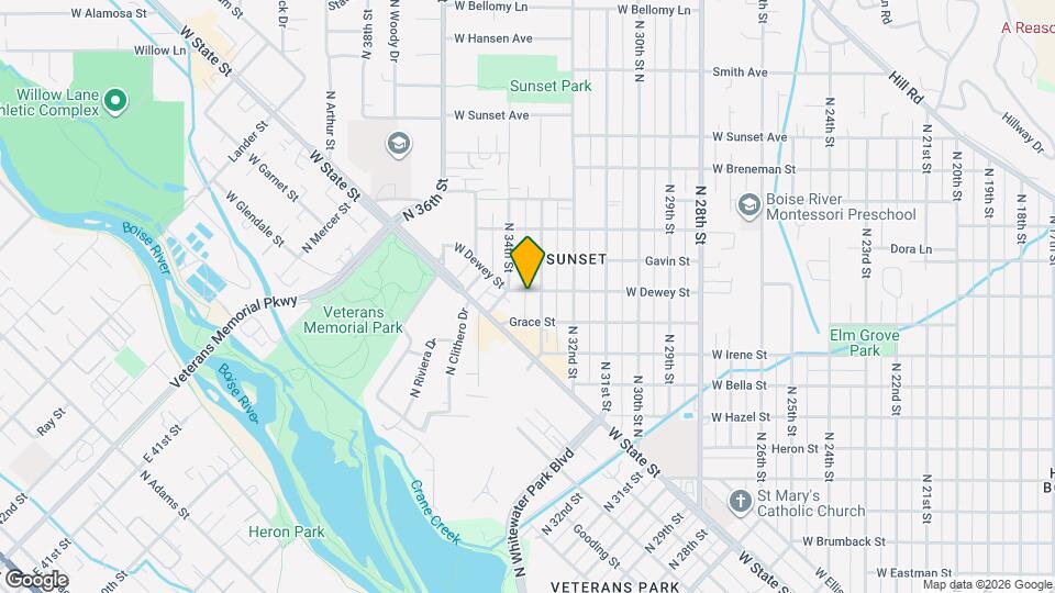 3313 W Dewey St Map and Location Details