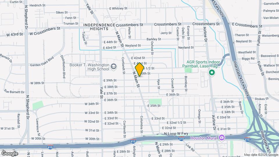 501 E 39th St Map and Location Details