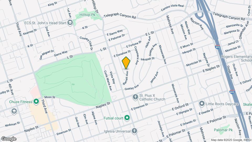 1012 Barrett Ave Map and Location Details