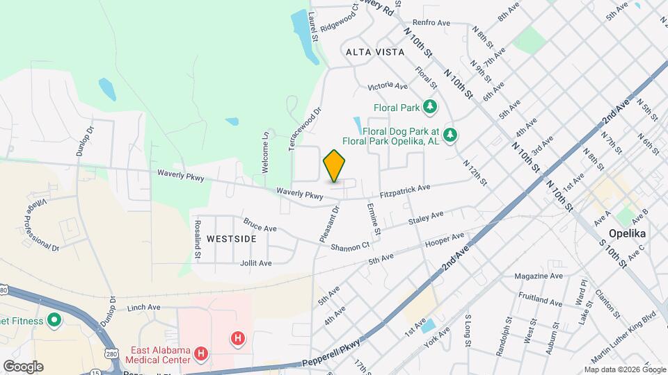 1500 Waverly Pkwy Map and Location Details