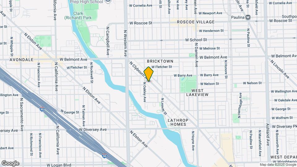 3056 N Clybourn Ave Map and Location Details