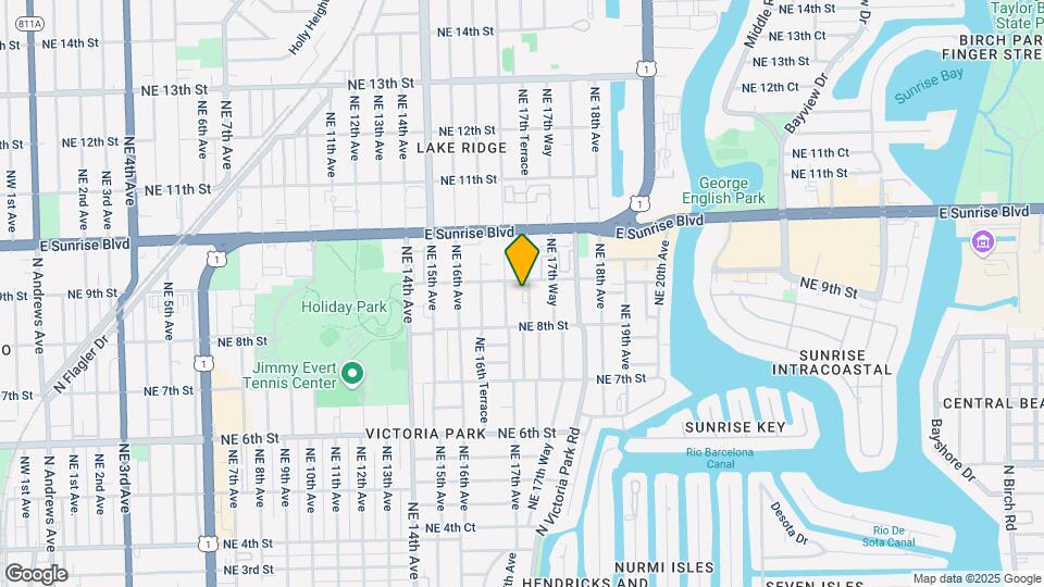 835 NE 17th Ter Mapa y Detalles de la Ubicación