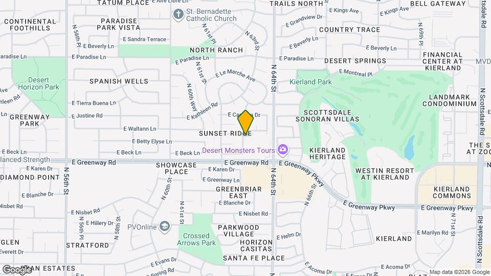 15457 N 63rd St Map and Location Details