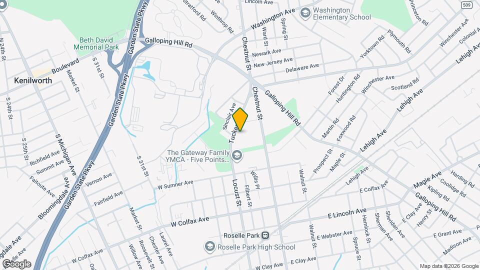 301 Tucker Ave Map and Location Details