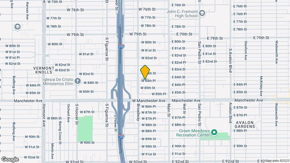 238 W 84th Pl Map and Location Details