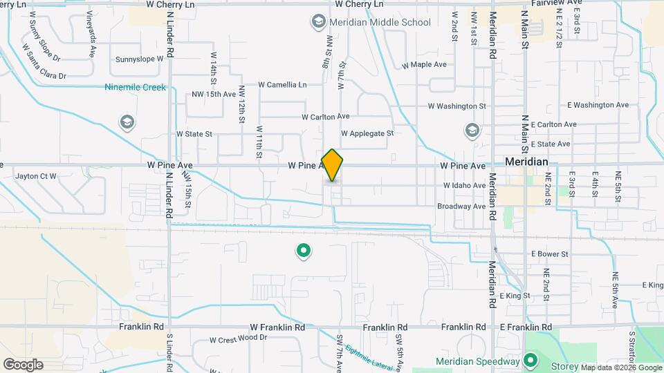 721 W Idaho Ave Map and Location Details