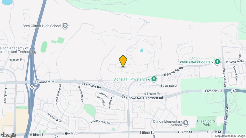 540 N Bardsdale Pl Map and Location Details