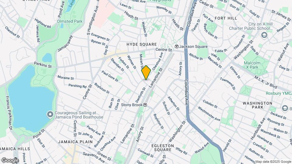 96 Wyman St, Unit 1 Map and Location Details