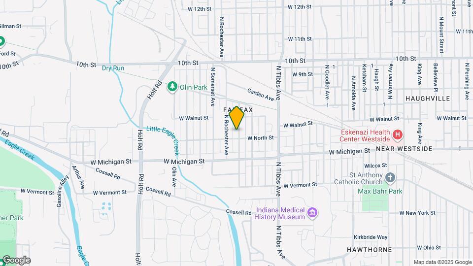 616 N Exeter Ave Map and Location Details