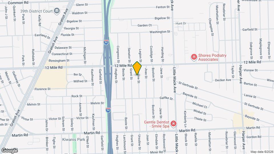 29219 Ursuline St Map and Location Details