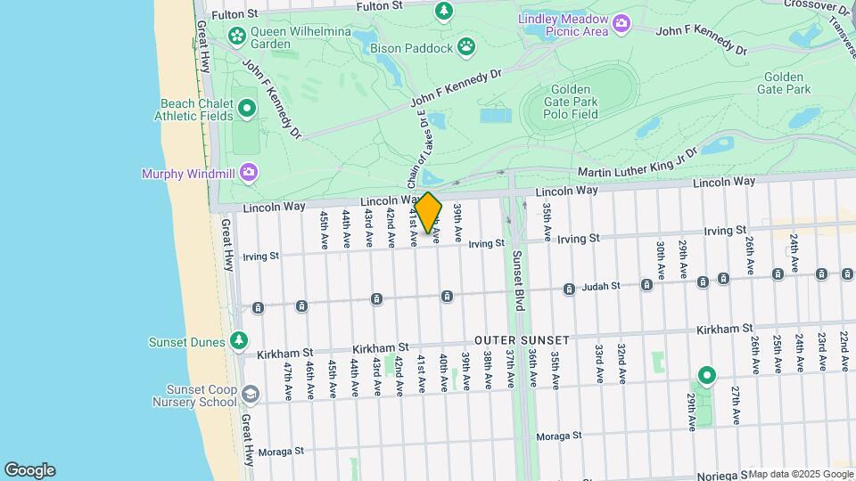 3922 Irving St Map and Location Details