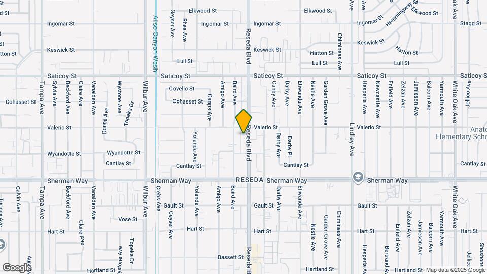7343 Reseda Blvd, Unit 203 Map and Location Details
