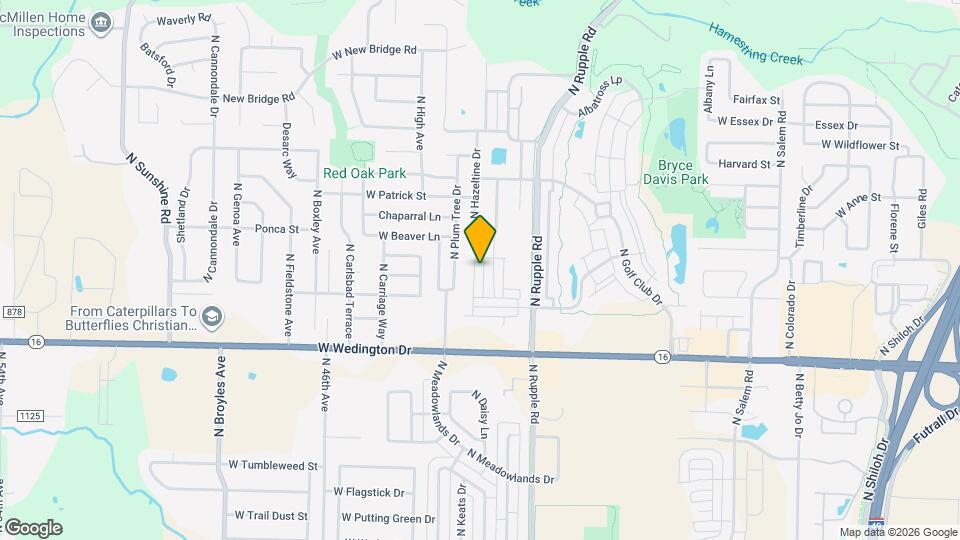 1316 N Sicily Ln Map and Location Details