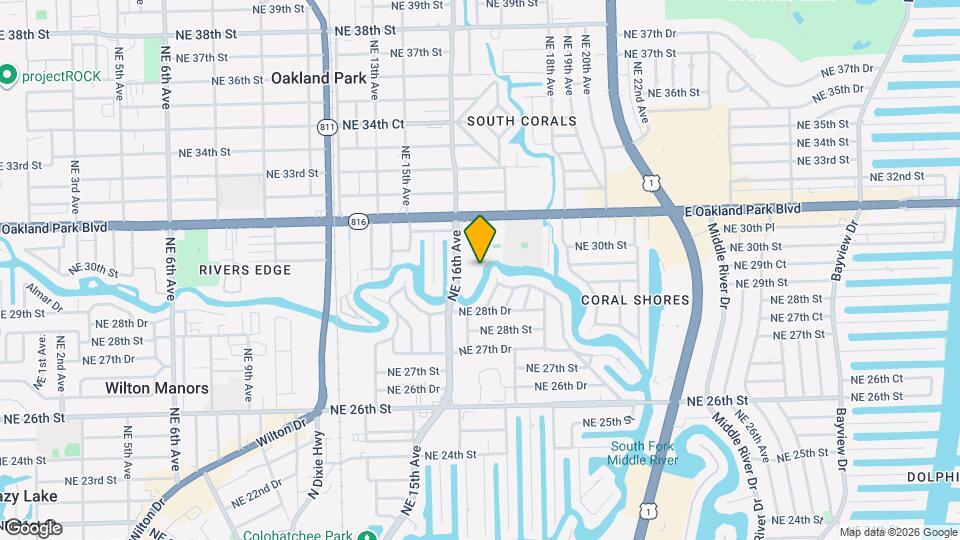 3000 NE 16th Ave, Unit 405D Map and Location Details