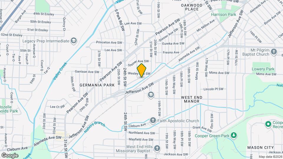 2225 Beulah Ave SW Map and Location Details