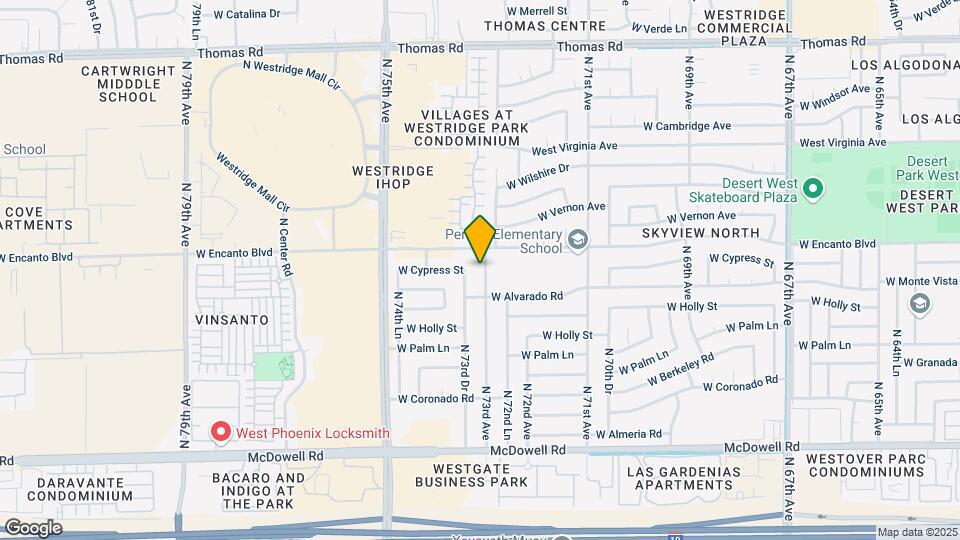 2226 N 73rd Ave Map and Location Details