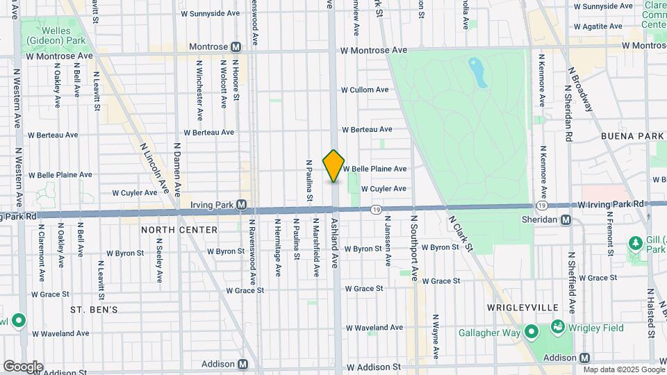 4036 N Ashland Ave Mapa y Detalles de la Ubicación