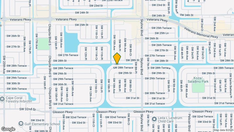 923 SW 28th Terrace Map and Location Details