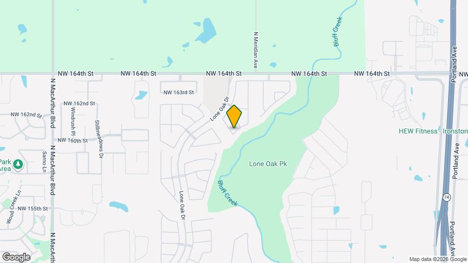 4605 NW 161st St Map and Location Details
