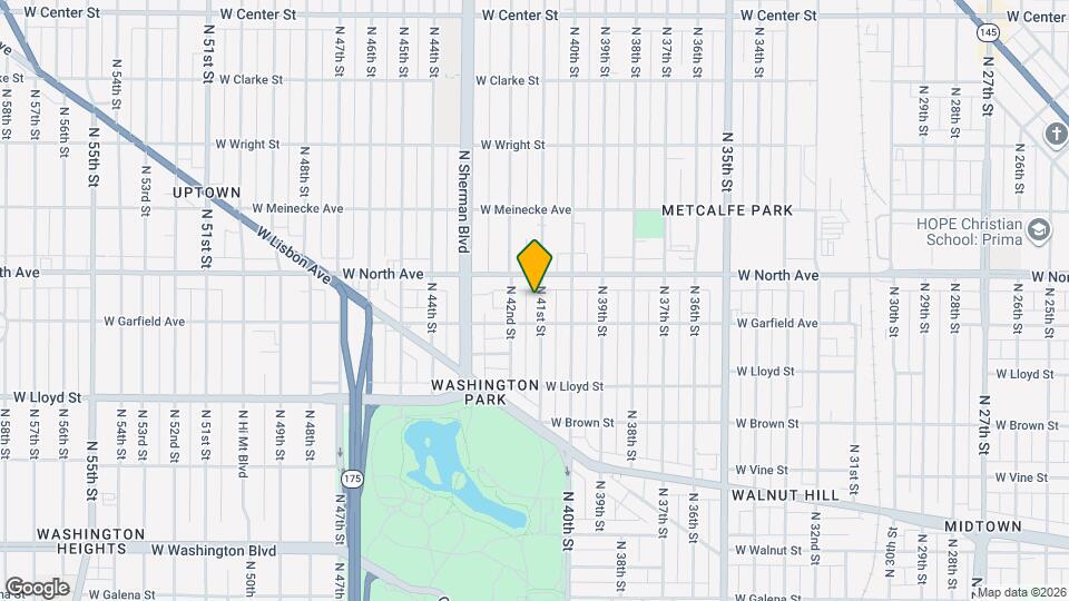 2231 N 41st St Map and Location Details