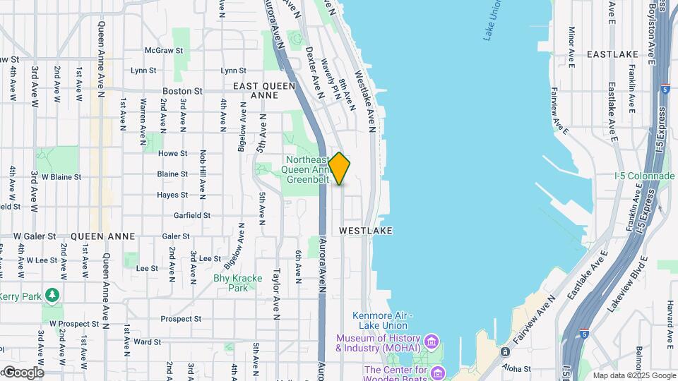 1707 D Dexter Ave N Map and Location Details