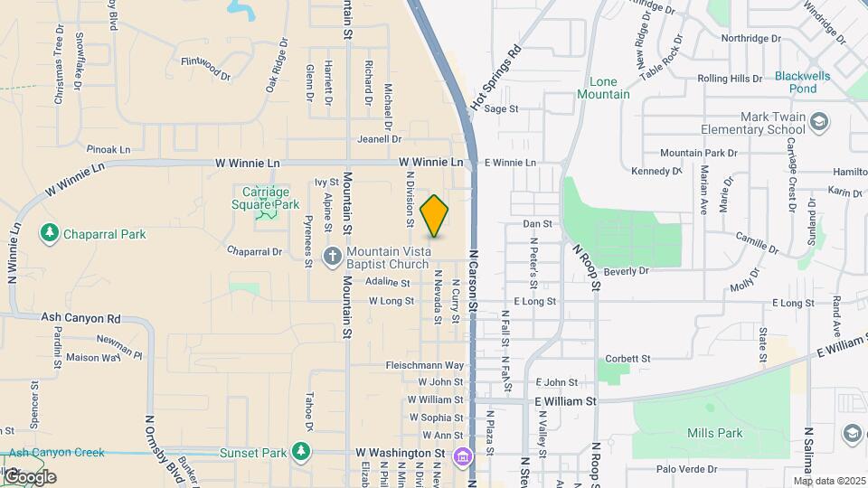 1811 N Nevada St Map and Location Details