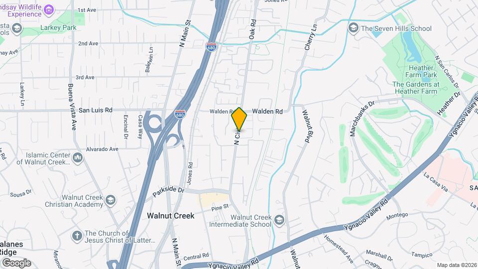 320 N Civic Dr Map and Location Details