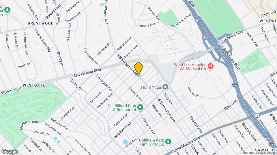 975 S Barrington Ave Map and Location Details