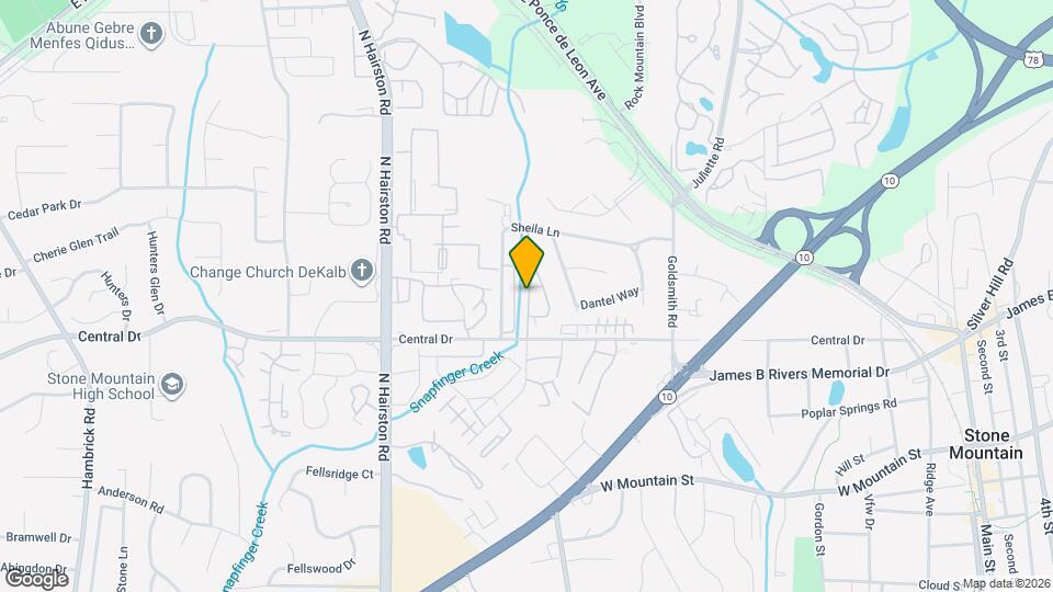 4900 Central Dr Map and Location Details