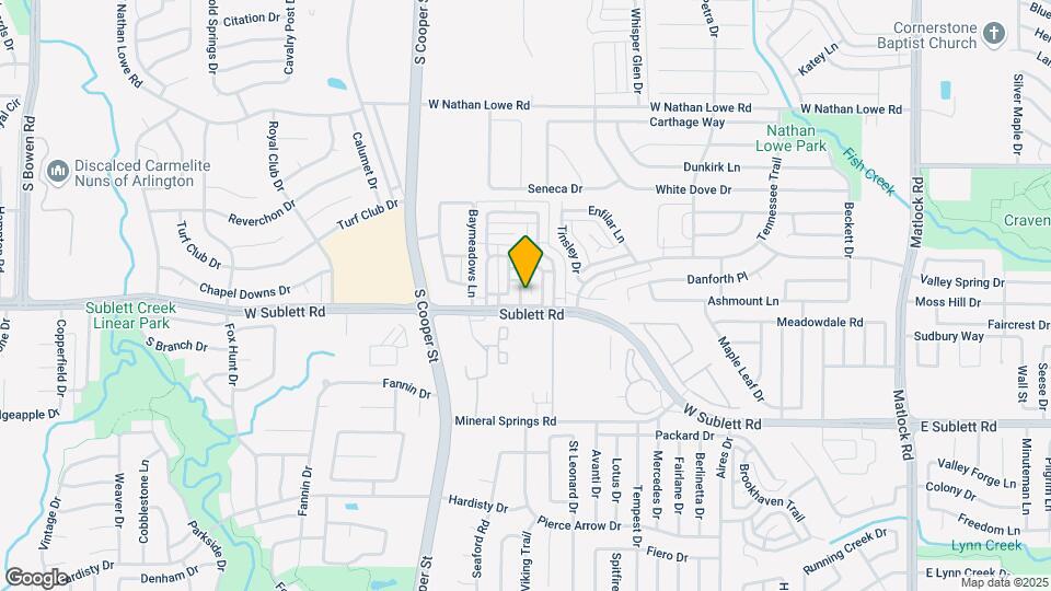 1104 Cloudcrest Ct Map and Location Details