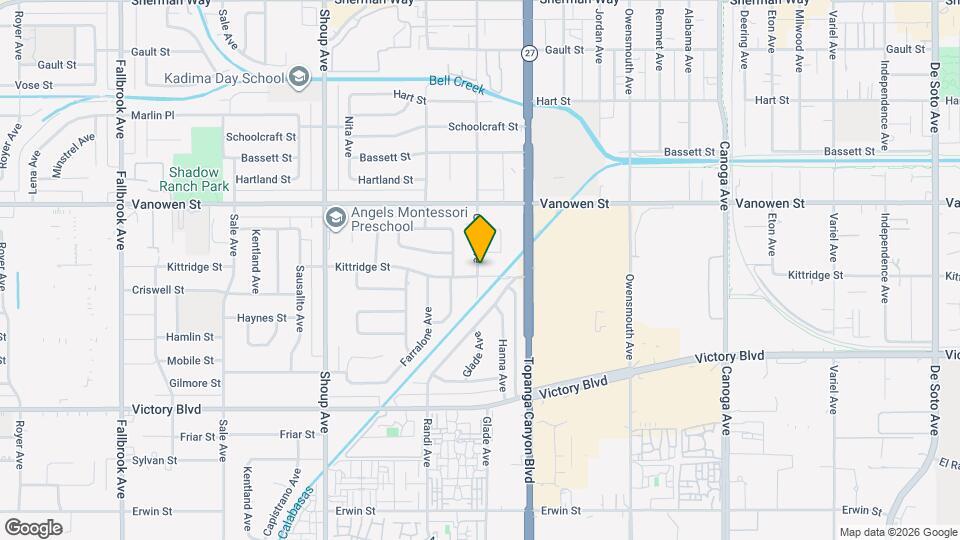 Canoga Terrace Apartments Map and Location Details