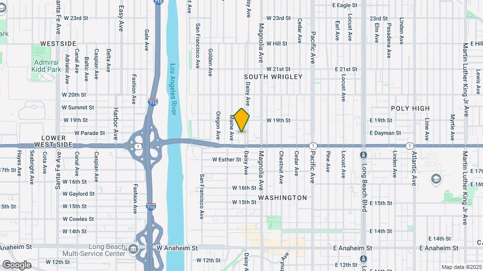 1833 N Daisy Ave Map and Location Details