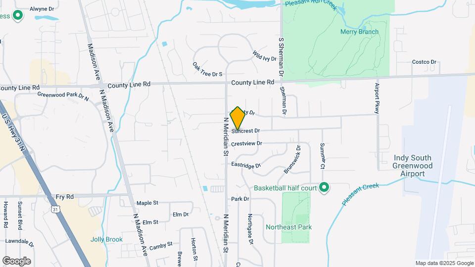 25 Suncrest Dr Map and Location Details