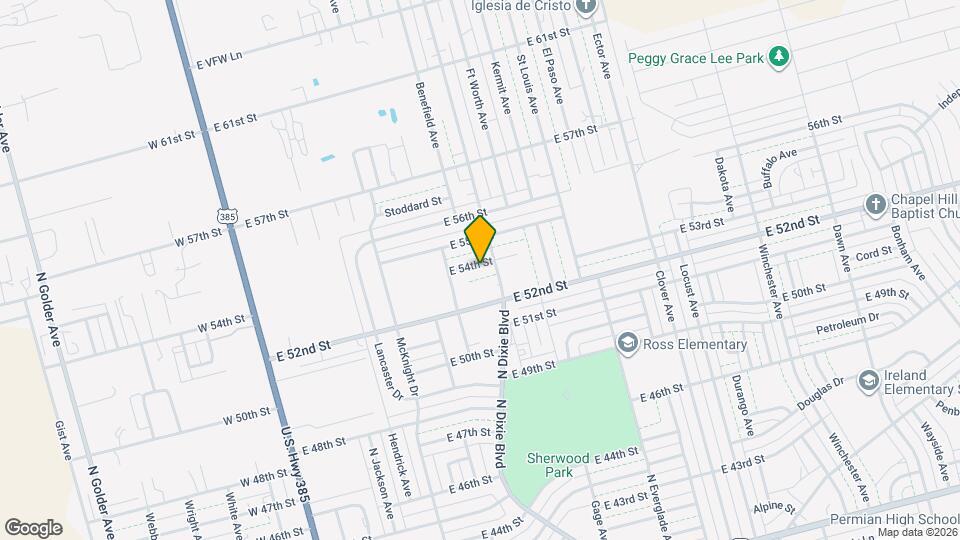 610 E 54th St Map and Location Details