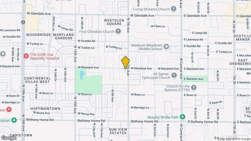 6348 N 7th Ave Mapa y Detalles de la Ubicación
