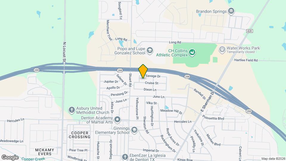 825 Cruise St Mapa y Detalles de la Ubicación