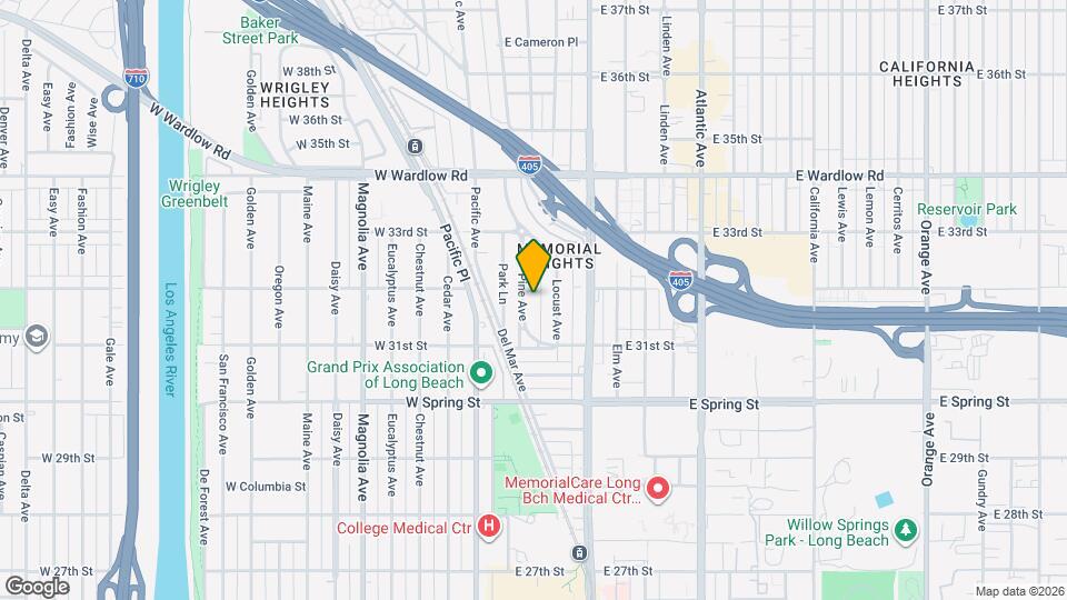 3164 Pine Ave Map and Location Details