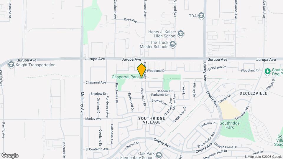 14082 Chaparral Ave Mapa y Detalles de la Ubicación