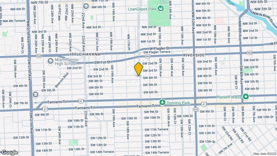 322 SW 17th Ave Map and Location Details