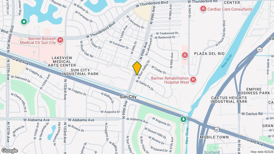 12630 N Sun Valley Dr Map and Location Details