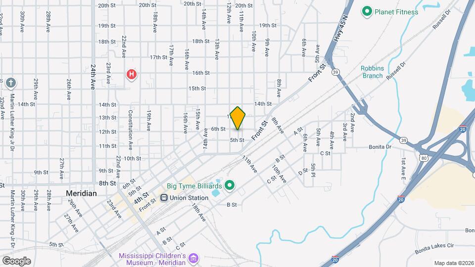 1111 6th St Map and Location Details