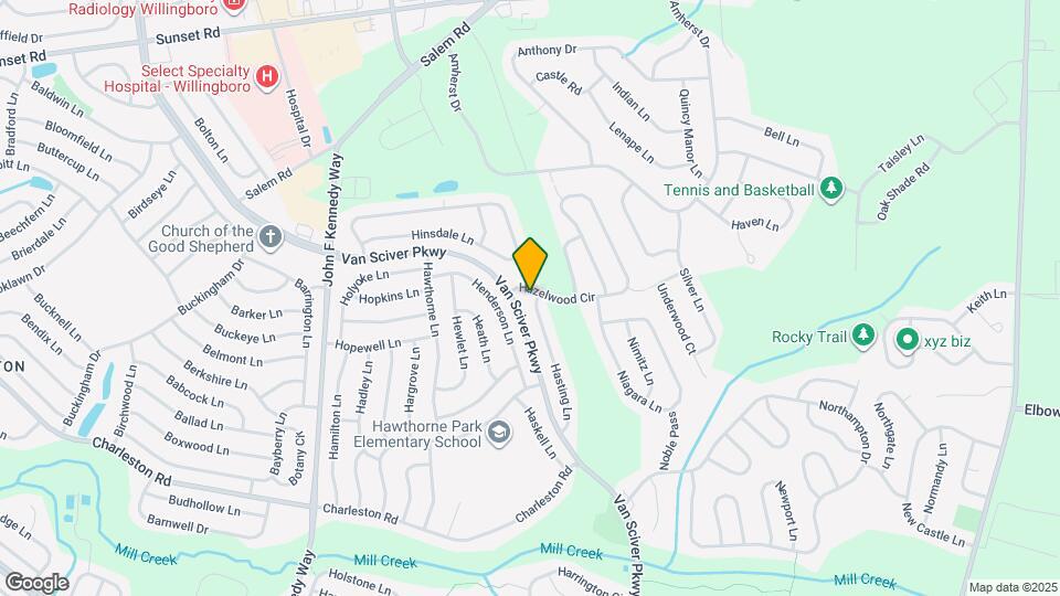 2 Hazelwood Cir Map and Location Details