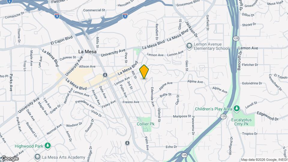 4714-4716 Hillcrest Ave Map and Location Details