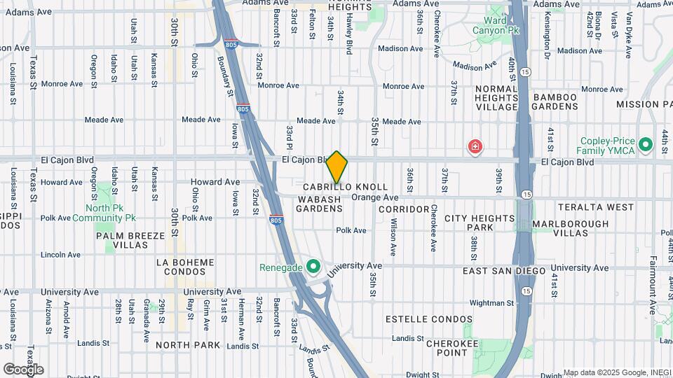 4226 34th St Map and Location Details