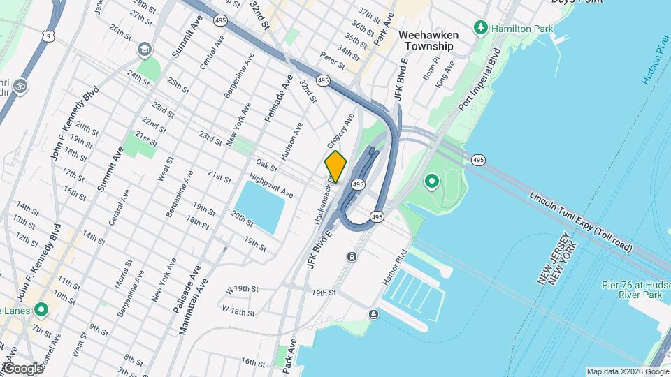 303 Park Ave, Unit Second Floor Map and Location Details