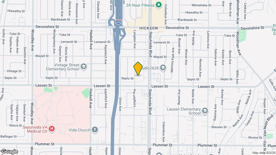 15447 Septo St Map and Location Details