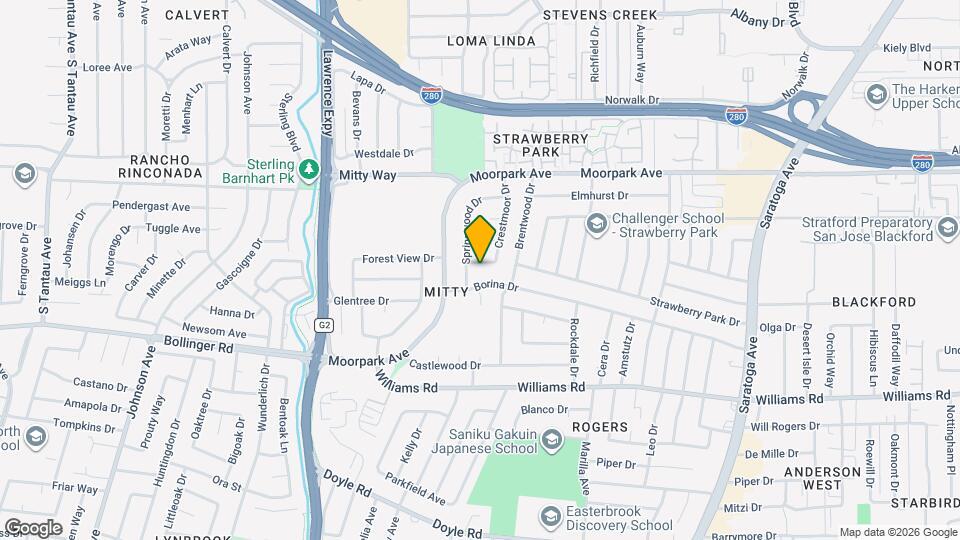 4876 Springdale Dr Map and Location Details