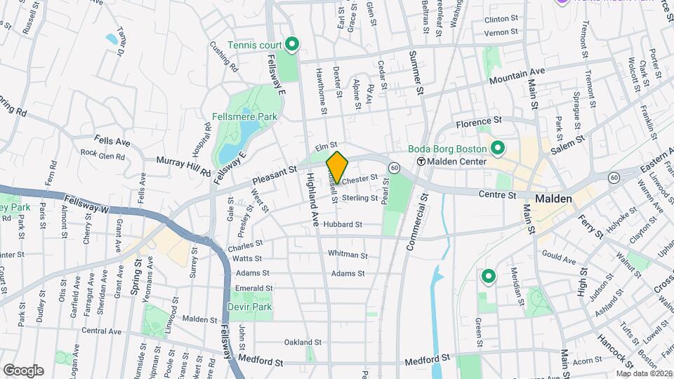 38 Russell St Map and Location Details