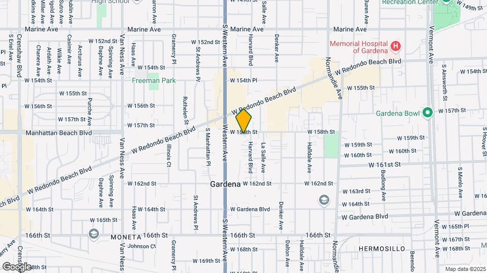 1712 W 158th St Map and Location Details