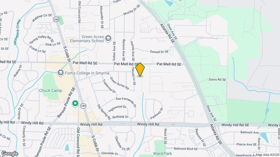 2120-2122 Valley Oaks Dr SE Map and Location Details